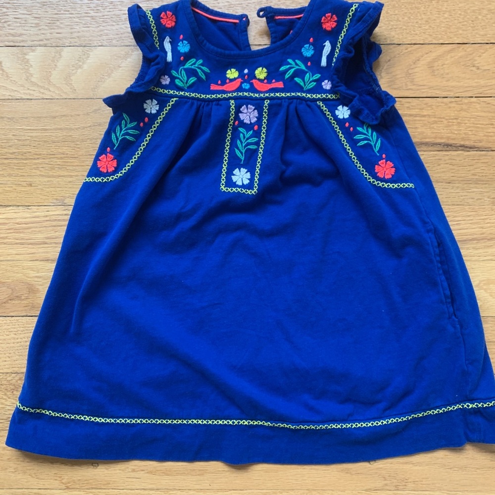 Boden blue girls dress